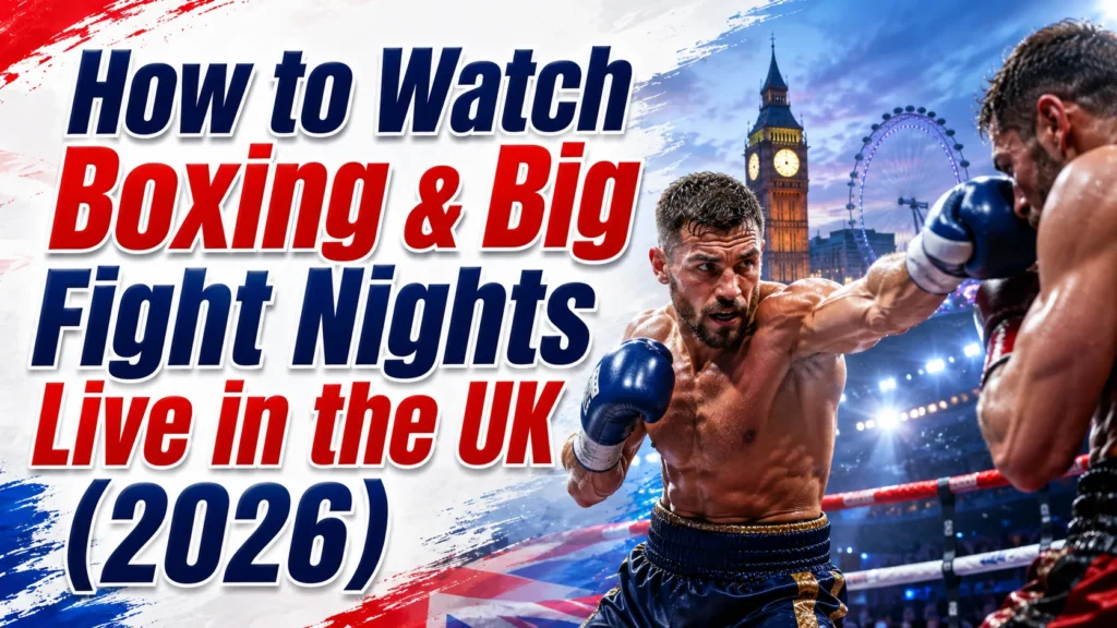 How to Watch Boxing & Big Fight Nights Live in the UK (2026)
