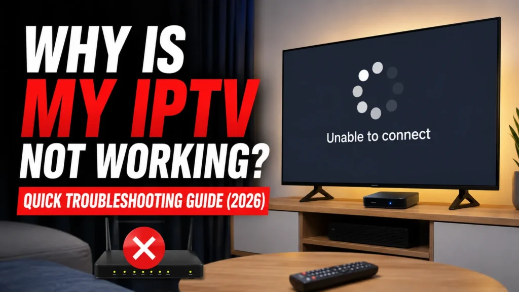 Why Is My IPTV Not Working? Quick Troubleshooting Guide (2026)